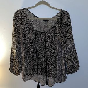 American Eagle Patterned Blouse